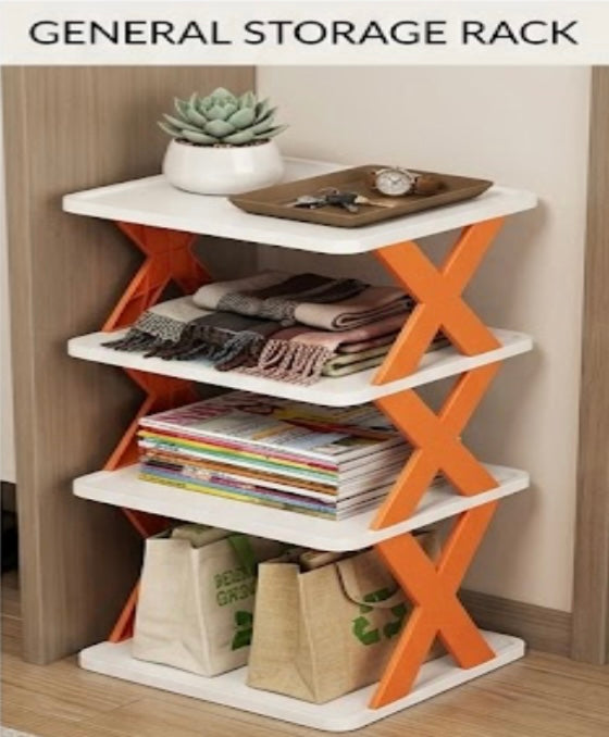 Foldable Shoe Rack (Multicolor)